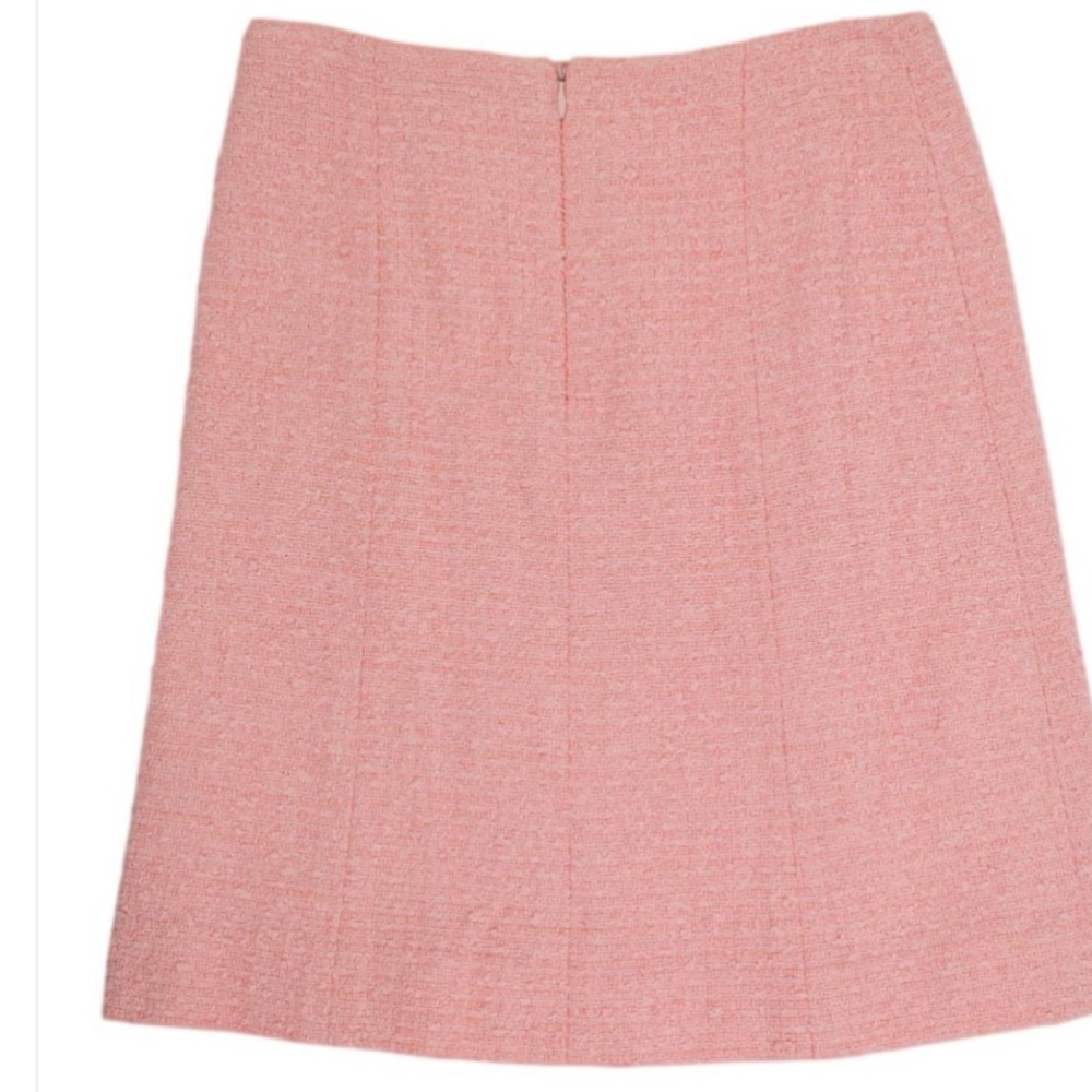 Chanel Pink Tweed Skirt